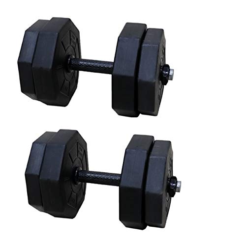 StarX 20kg Hexa Shape PVC Dumbbells Set 5kg x 4 Plates(20)