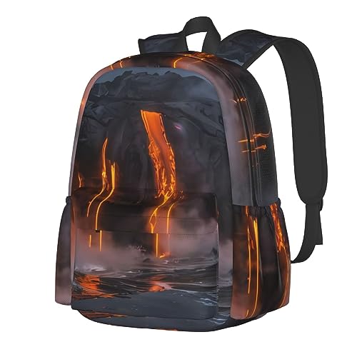Sac à dos volcan Kilauea noir et imperméable pour les enfants