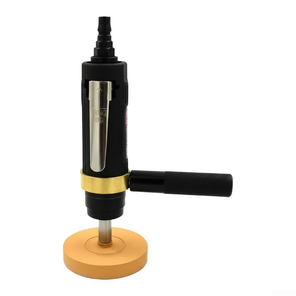 Kit de herramientas neumáticas para quitar pegamento con rueda de goma de goma de 4 pulgadas, adaptador de taladro de rosca de 5/16 a 24 para calcomanía de vinilo para extracción de cinta de rayas en
