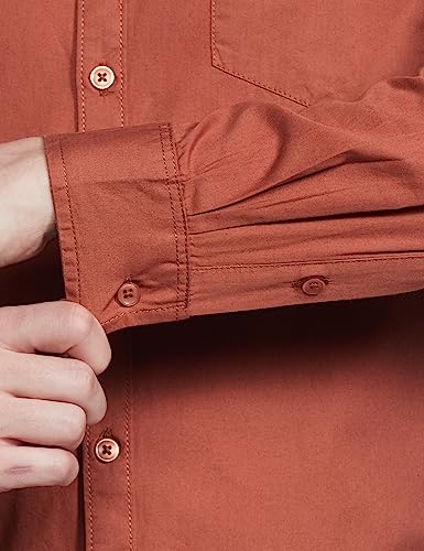 Image of The Indian Garage Co Men Slim Fit Solid Full Sleeves Cutaway Collar Casual Shirt