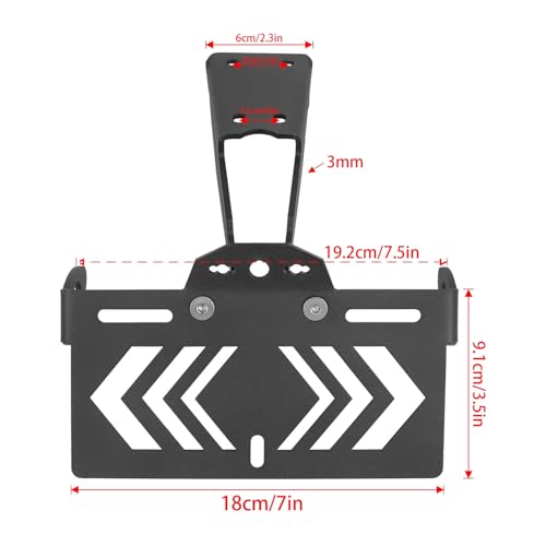 Support de plaque d'immatriculation CB750 finition premium - 3