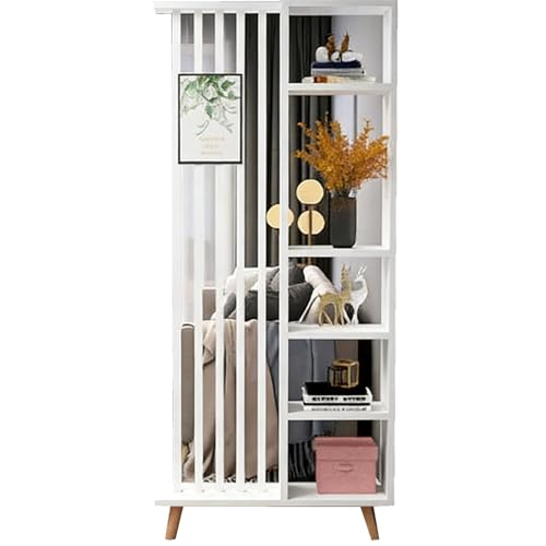 Room Divider,Heavy Duty Partition Space Separator Freestanding Tension Curtain Stand,Tall