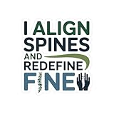 Osteopath Mission Aufkleber – Spine Alignment Specialist Vinyl Aufkleber für Osteopathen, Strukturexperten (7,6 x 7,6 cm)