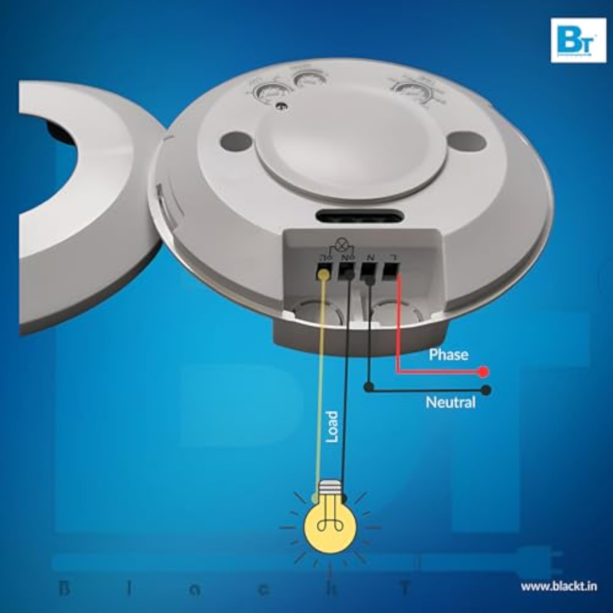 BT31MT Microwave Radar Sensor Switch for Automatic Lighting Control