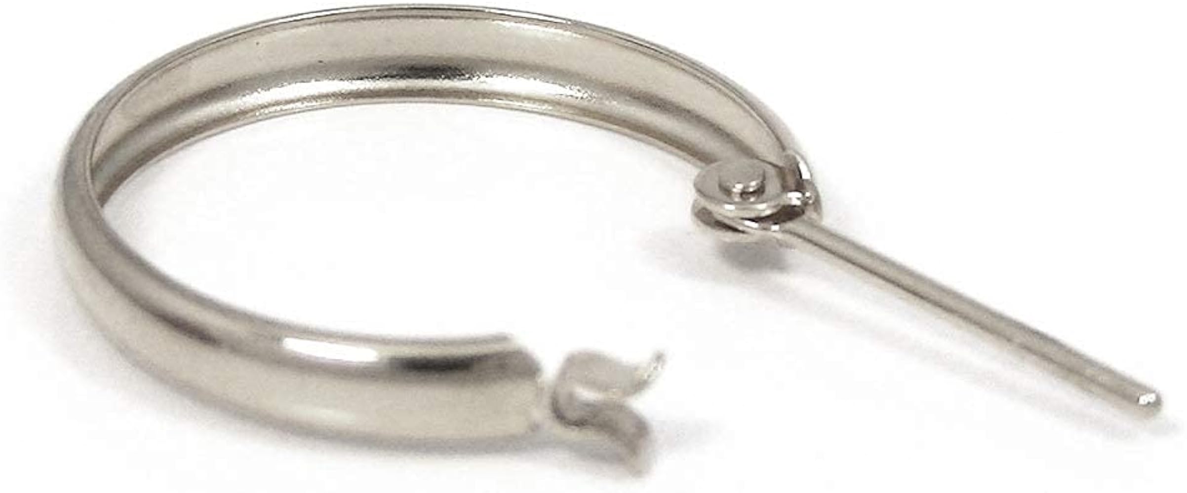 Amazon.co.jp: Pt900 プラチナ 甲丸 フープ 幅2mm 外径15mm 輪っか