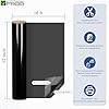 VINYL FROG Glossy Black Adhesive-Backed Vinyl Roll 12''x10ft Permanent Vinyl for Sign Plotters, Letters, Decals and Craft Cutters #1