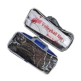 Portable Outdoor Volleyball Net – 950 x 100 cm Steel Cable Reinforced Polyethylene Net for Beach, Backyard, Garden & Indoor Use