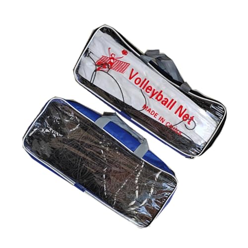 Portable Outdoor Volleyball Net – 950 x 100 cm Steel Cable Reinforced Polyethylene Net for Beach, Backyard, Garden & Indoor Use