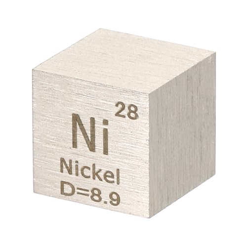 PATIKIL Nickel Cube, 10mm Ni Density Cube High Density Element