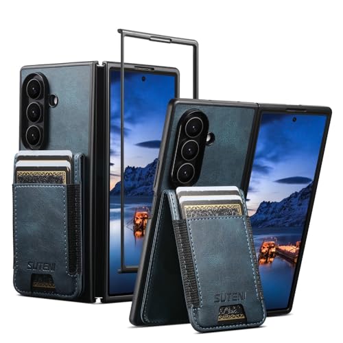 Étui Samsung Galaxy Z Fold 7 anti-rayure antichoc portefeuille en cuir