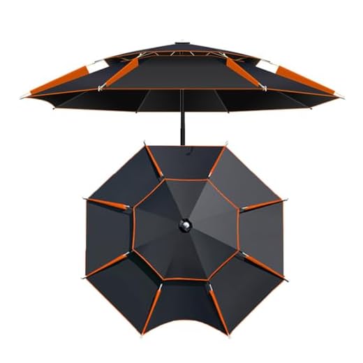 Best lightweight fishing umbrella JEDAL Double-layer Beach Umbrella