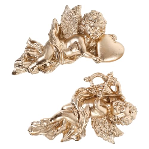 Anges décoratifs muraux en résine pour salon et couloir
