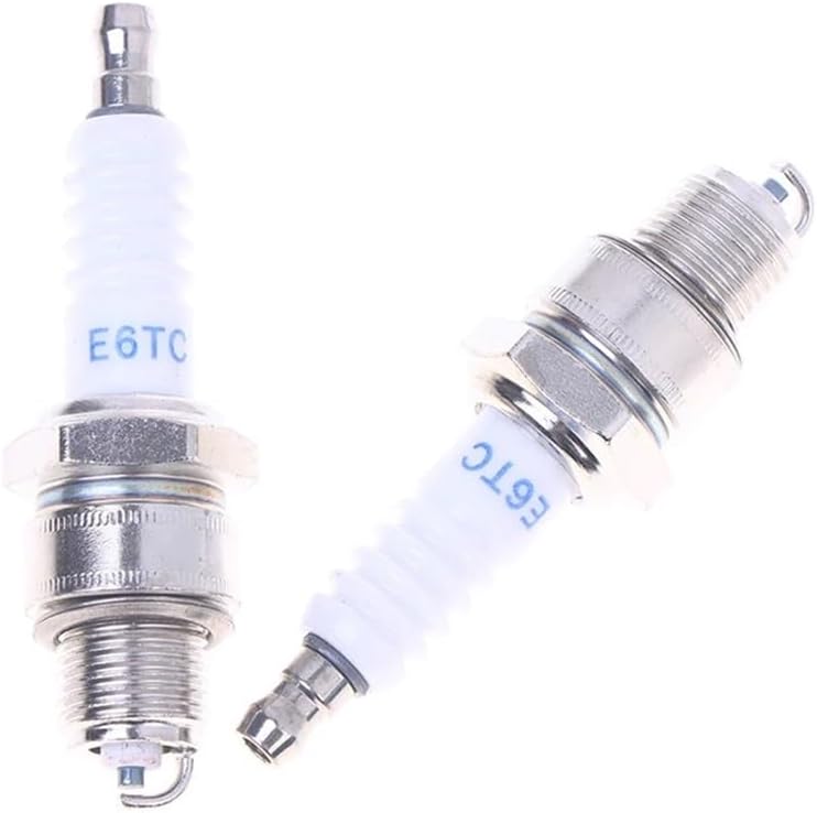 Motorcycle Spark Plug E6TC Fit For Scooter Moped Ignition Part Replacement Accessories(3PCS)