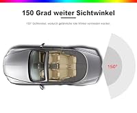 ERISIN AHD 1080P Rückfahrkamera mit Parksensor, Rückfahrkamera-Assistent für Autos, 150-Grad-Blickwinkel, IP68 Wasserdichter Parkassistent-Radar, Hochwertiger Sensor – Ansicht 3
