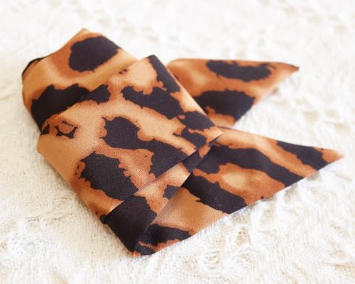 Leopard Scarf for Women Purse Bag Scarf for Handbags Hair Scarves for Bags Leopard Headband3