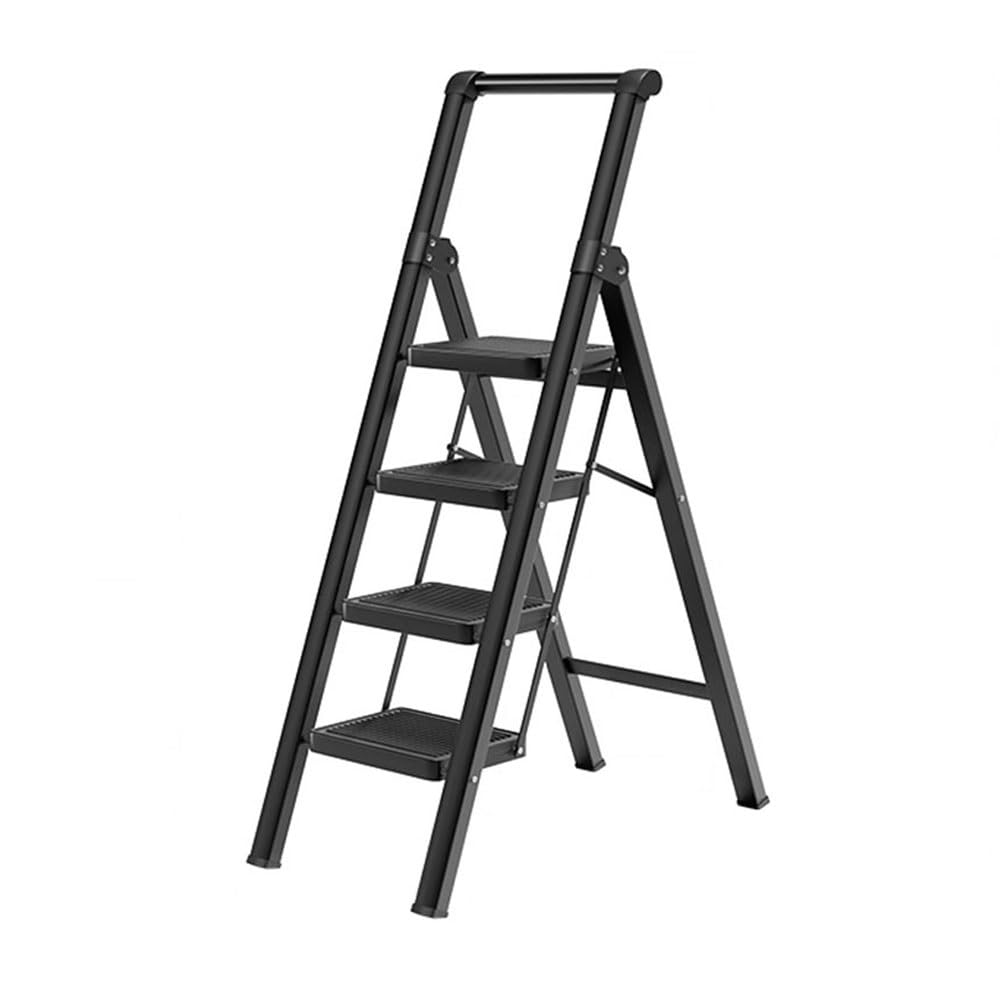 step ladder Folding 5-Step Ladder A-Frame Indoor Height Access Maintenance Item Retrieval Lightweight Wide Steps garage step ladder