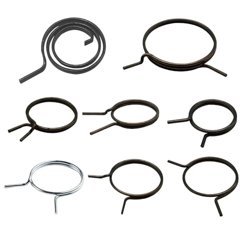 WYZBEN Replacement Door Handle Springs for Knob Lever Latch Internal Coil Repair Spindle Lock Spiral Torsion Spring Fits Turning Handles, Assortment Set of 8pcs