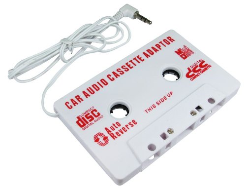 World of Data ® - LMLS Adaptador audio cassette de coche - Conector de 3,5 mm - Juega tu teléfono