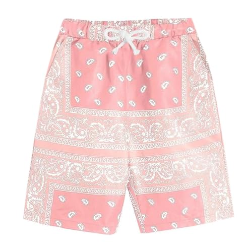 Short de bain pour homme bohème avec cordon de serrage pour la plage