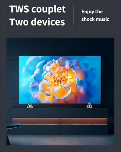 Image of V2 5W Wireless Bluetooth Mini Speaker with Loud Sound & Punchy Bass, 52mm Driver with 360 Surround, BT V5.3 Quick Connect, Transparent Design, with Inbuilt MIC for Call Function (Orange)