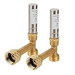 Solimeta Water Hammer Arrestor 3/4" GHT Thread for Washing Machine, Toilet, Air Hammer Arrestor, 2 Pcs