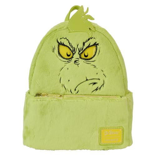 Loungefly Dr Seuss Plush Grinch Light Up Cosplay Mini Backpack