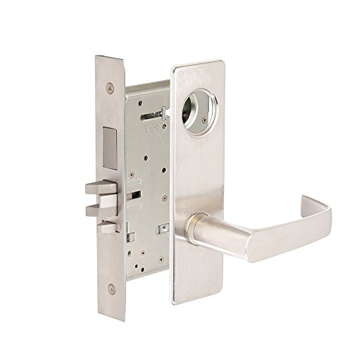 CORBINRUSSWIN ML2073-NSM-626-LC 626 Satin Chrome, Lever NSM Newport, Classroom Intruder/Security, Steel; Stainless Steel; Brass