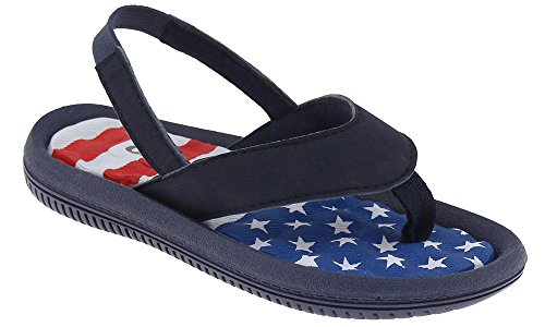 Capelli New York Toddler Boys Flip Flops Faux Leather