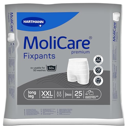 MoliCare Premium Fixpants Inkontinenz Fixierhosen, XXL, 25 Stück