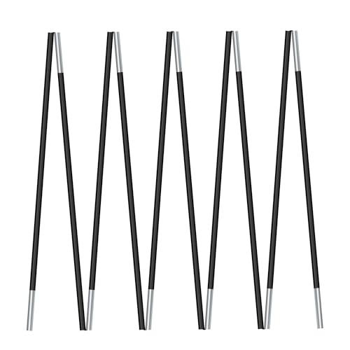 ORIENGEAR Batting Cage Poles Replacement 25.75 FT, Lightweight Batting Cage Fiberglass Pole Repair Kit, Diameter 12.7mm, Suitable for 20FT & 30FT Batting Cage Net, Baseball Hitting Cage