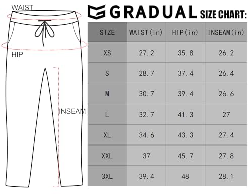 G Gradual Women'S Pants With Deep Pockets 7/8 Stretch Sweatpants For Women Athletic thumb #5