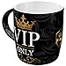 Nostalgic-Art Kubek do kawy w stylu retro - Uwaga - VIP Only, zabawny duży kubek retro z sentencją, pomysł na prezent dla VIP, 330 ml, 1 sztuka (1 opakowanie)