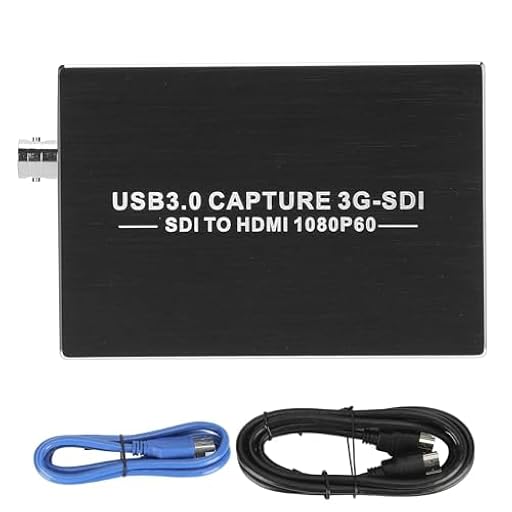 Beufee Tarjeta De Captura De Vídeo 3G-SDI A USB 3,0, Tarjeta De Captura HDMI SDI Tarjeta De Captura SDI Dispositivo De Captura De Vídeo Tarjeta De Captura De Vídeo USB 1080p | Ya disponible en tu tienda friki favorita! En mundofriki.es!