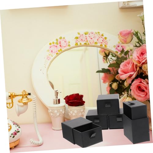 Boîte à bijoux noire en carton antichoc Beaupretty protégeant vos bagues de la poussière - 6