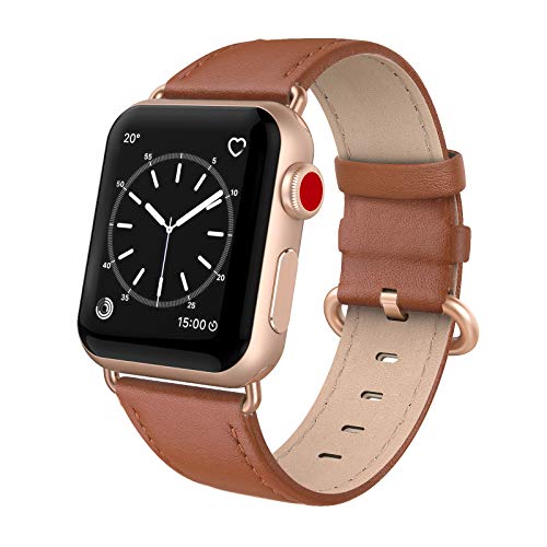 Swees leather band compatible for iwatch 38mm 40mm, gen…