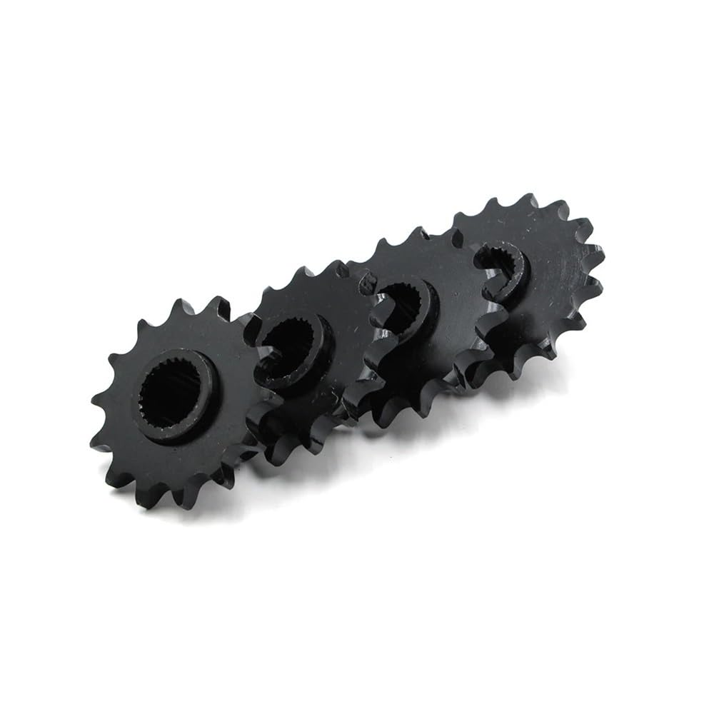 Pignone 14-17T catena 530 24 scanalature for quad GY6 125-250cc ATV | 14T 15T 16T 17T 530 Catena Pignone Cog 24 Spline GY6 125cc 150cc 200cc 250cc ATV Quad Go Kart UTV Dirt Bike(14T)
