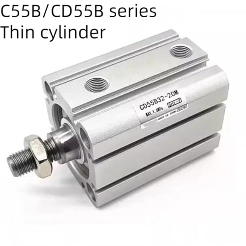 Cylindre fin CD55B25-50M pour vérin pneumatique compact compact double action - 3