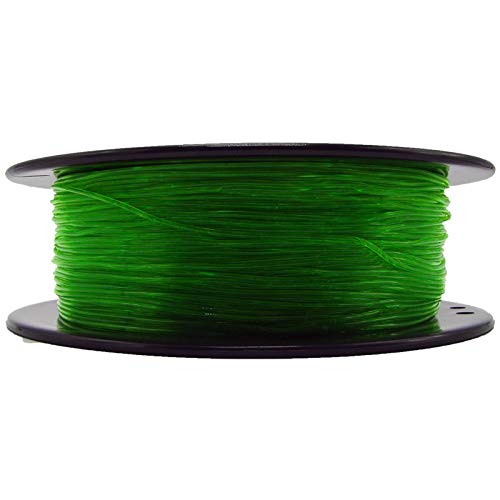 Filamento FLEXÍVEL Verde Transparente 1,75mm - 800 gr