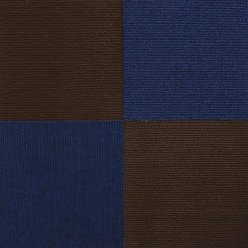 ELzEy Losetas de Alfombra Autoadhesivas Losetas de Alfombra Autoadhesivas, Alfombrillas Antideslizantes, pelar y Pegar, Lavable a máquina, 30 * 30cm(Beige+Dark Coffee,8pcs)