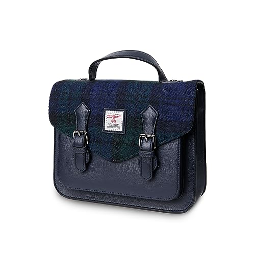 Image of Islander The Calton Satchel - Ladies Satchel With HARRIS TWEED - Small and Medium