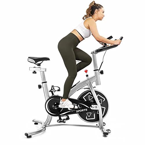 Image of Exercise Bike Spinning Bike Exercise Stationary Professional Indoor Bicycle Trainer 24 Pounds