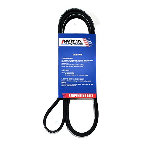 Image of MOCA 6PK2285 EPDM Serpentine Belt Fits Chevrolet GMC Isuzu Jeep 3.8L 4.2L 7.4L OHV 4-Door