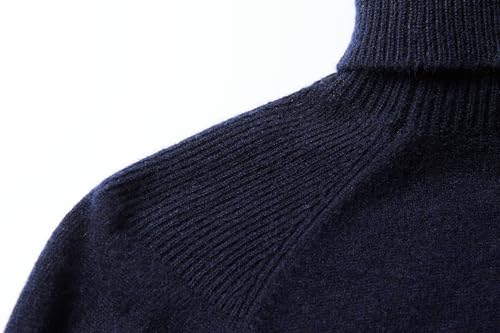 Image of EURKEA Women's Turtleneck 100% Cashmere Sweater, Long Sleeves Pullover Winter Top for Women, Gift Ready