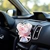 Pink Mini Dried Flowers Bouquet for Car Air Vent Clips, Car Air Outlet Perfume Decoration, Dried Flower For and Household Decoration FlowerVent Clips Air Fresheners Interior Accessories #4