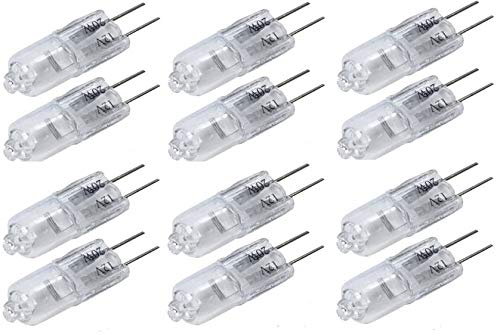 electrosmart Quantity: 12 Eco 20w G4 12v Warm White Halogen Capsule Bulbs/Lamps - 2000hrs Energy Efficient 14w = 20w