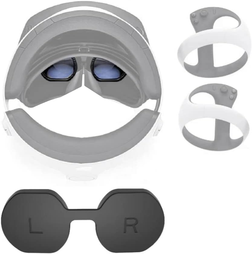 For PS VR2 Glasses Silicone Protective Cover Cap for PSVR2 Dust-Proof Protective Cover VR/AR Glasses Accessories