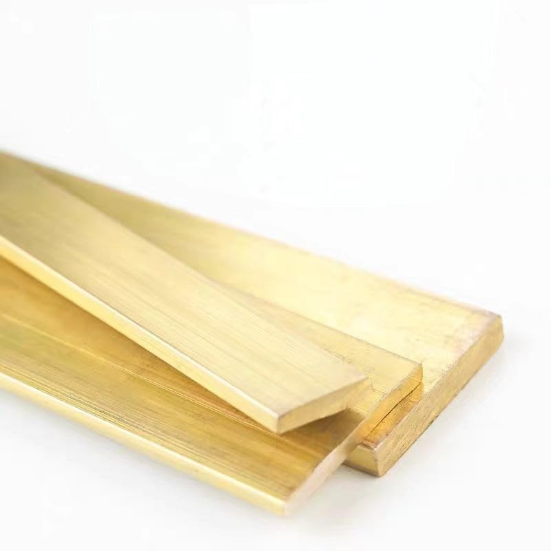 Barre laiton C360 10x20mm profilé plat métallique pour usinage fraisage CNC