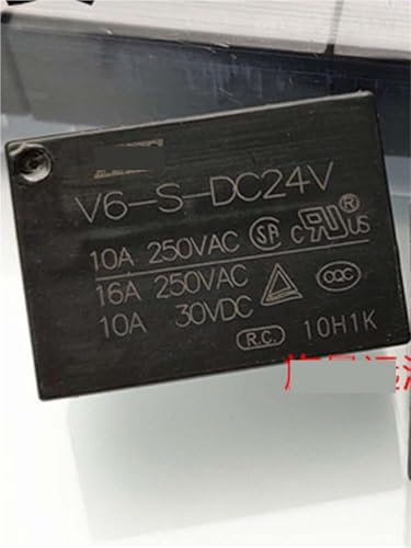 Relais 24V V6-S-DC24V 24VDC composant de precision a 4 broches de qualite