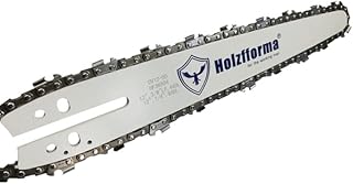 Farmertec 12inch Holzfforma PRO Bar Chain combo 3/8 LP Pitch, .050 Gauge 44DL Compatible With Stihl MS170 MS171 MS180 MS181 MS192T MS193T MS200T 020T MS201T MS201TC JonCutter G2500 and Manny more