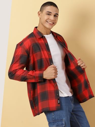 Image of Thomas Scott Men's Classic Tartan Checkered Shacket